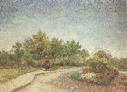 Vincent Van Gogh Lane in Voyer d'Argenson Park at Asnieres (nn04) oil painting picture wholesale